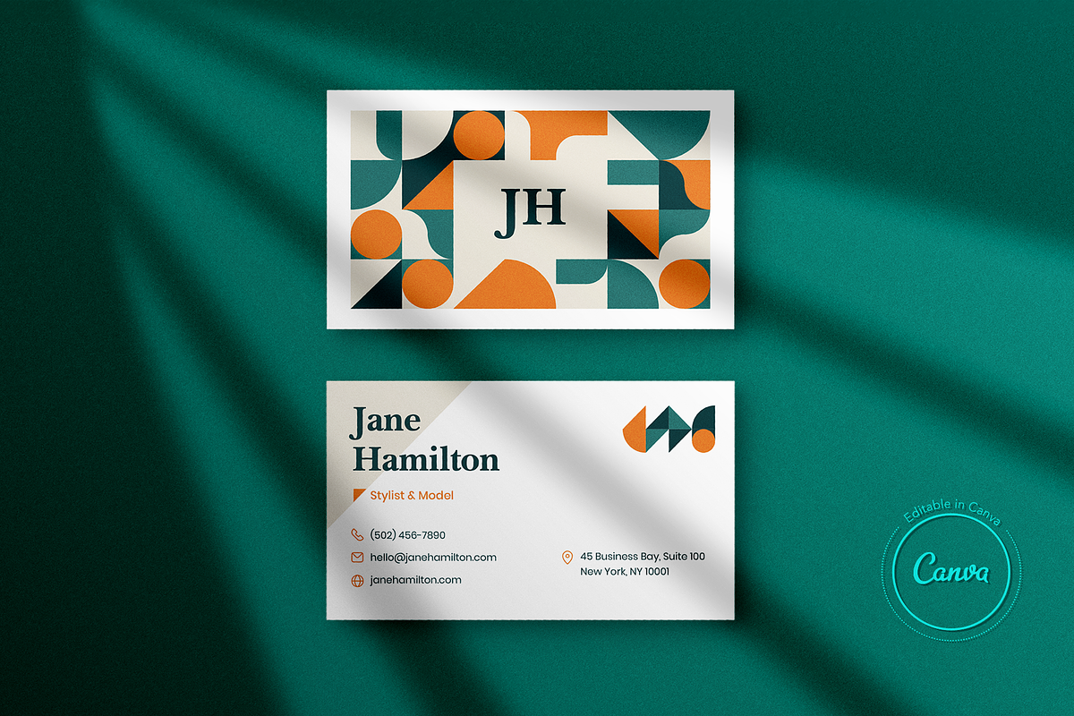 Canva Business Card Template, a Business Card Template by PixelGaze (Photo 3 of 3)