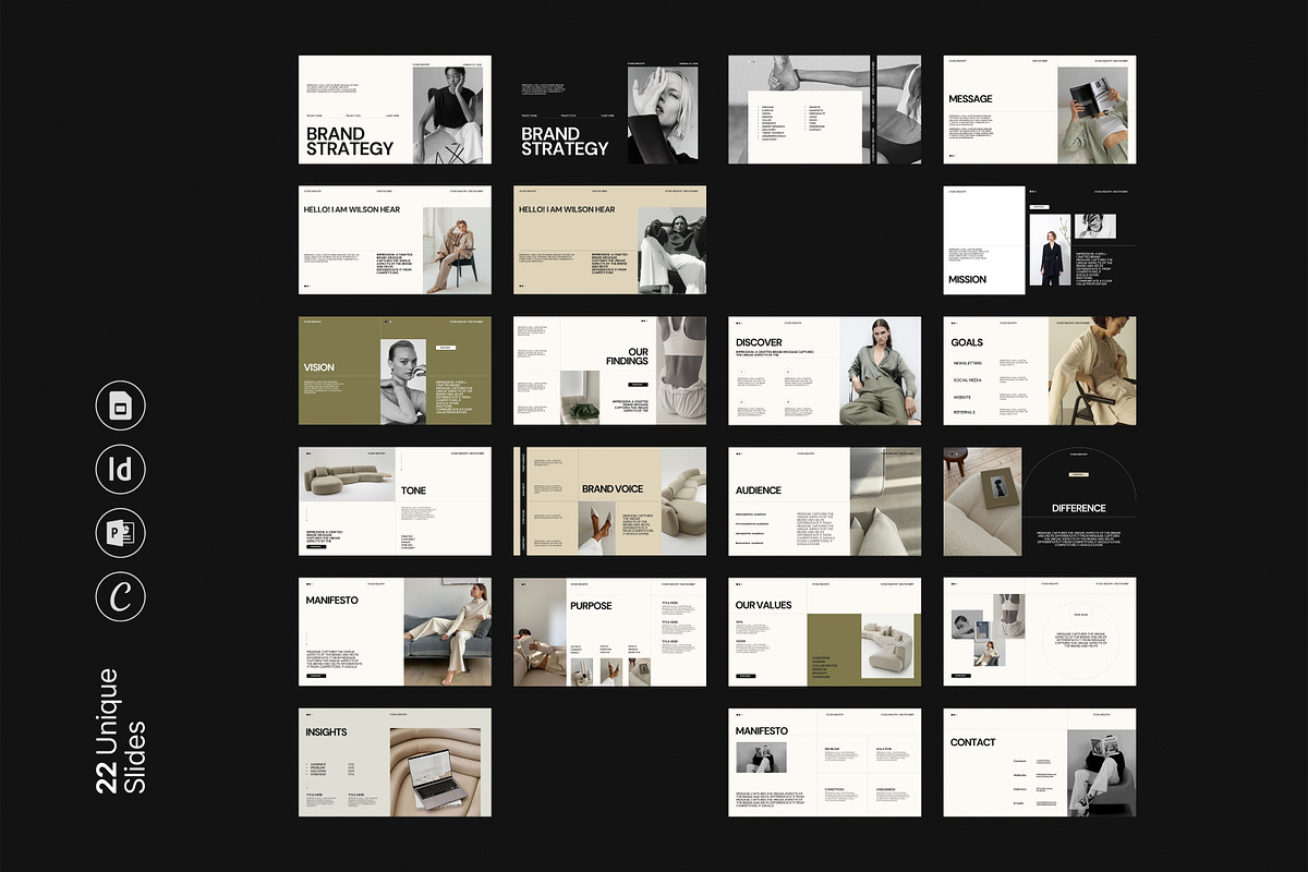 Brand Strategy Presentation Template, a Presentation Template by Studio Industry (Photo 10 of 11)