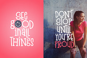 Anything Goes Font, a Sans Serif Font by Denise Chandler (Thumbnail 6 of 7)