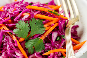 Red cabbage salad cole slaw featuring christmas, appetizer, and background