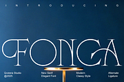 Fonca - Minimal Elegant Branding, a Serif Font by Qweera Studio (Thumbnail 1 of 12)