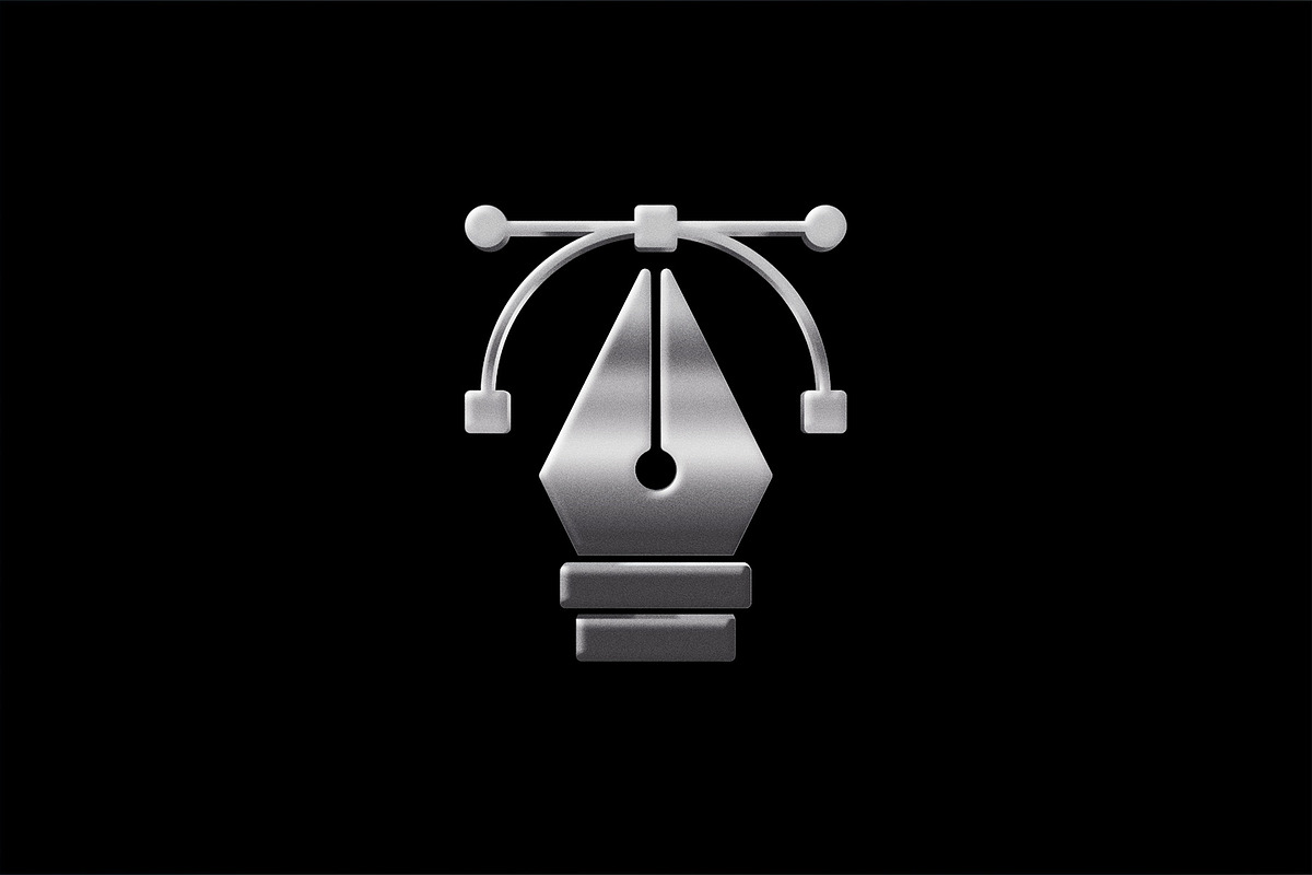 Reflective Metal Effect Photoshop, a Branding & Logo Template by Tasha's Verse (Photo 2 of 4)