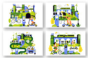 10 Eco Friendly Transportation, a Technology Illustration by denayunebgt (Thumbnail 3 of 4)