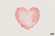 Heart Fingerprint PNG, Unique Love, an Illustration by SharpMarketplace (Thumbnail 1 of 4)