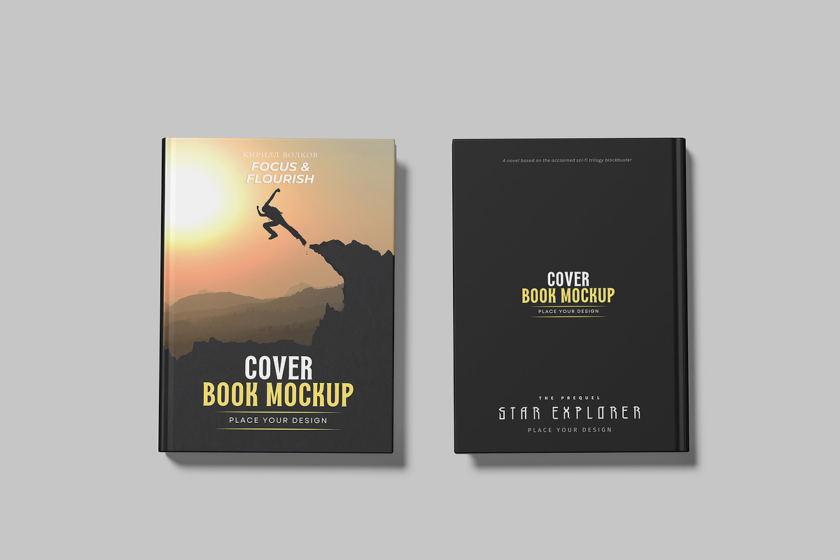 Open and Closed Cover Book Mockup, a Books & Magazine Mockup by lamorastudio (Photo 8 of 11)
