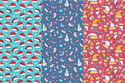 12 Christmas patterns, a Pattern Graphic by natsa (Thumbnail 1 of 6)