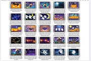 Halloween Cartoon Video Backgrounds, a Scene 3D Model by MarisoArt (Thumbnail 4 of 4)