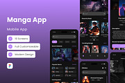 KomaCraze - Manga Mobile App, an App Template by trabaskriya (Thumbnail 1 of 5)