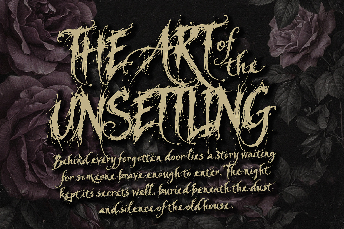 Veirwrath Borngrave - Haunted Beauty, a Handwritten Font by HypeWorksCo (Photo 9 of 12)