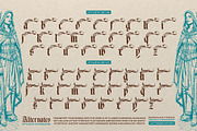 Piston Black Typeface, a Blackletter Font by alit design (Thumbnail 13 of 19)