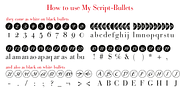 Bullets, a Symbol Font by Wiescher-Design (Thumbnail 11 of 14)