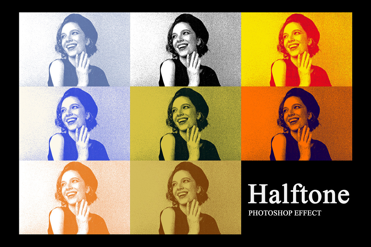 Vintage Halftone Grain Effect, an Action Add-On by liptouse (Photo 2 of 8)