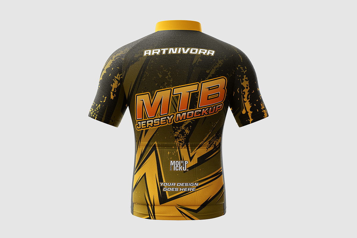 MTB Jersey Mockup set, a Shirt Mockup by Artnivora.Std (Photo 3 of 8)