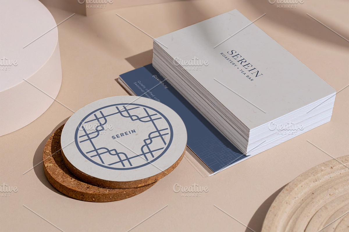 SEREIN V1. Minimal Café Branding Kit, a Branding & Logo Template by studio MoShie (Photo 9 of 9)