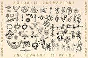 MYSTIQ mysterious display font, a Serif Font by Fat Hamster (Thumbnail 6 of 16)