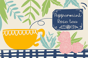 Peppermint Rose tea