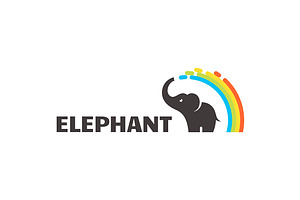 Elephant Logo Template