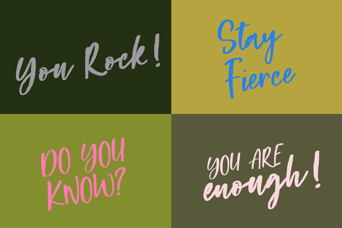 Beauty Rush Font, a Script Font by theinkaffair (Photo 7 of 9)