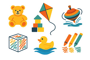 Colorful illustration of playful, an Illustration by ZinetroN