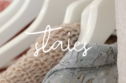 Staies Font, a Script Font by Mariyana