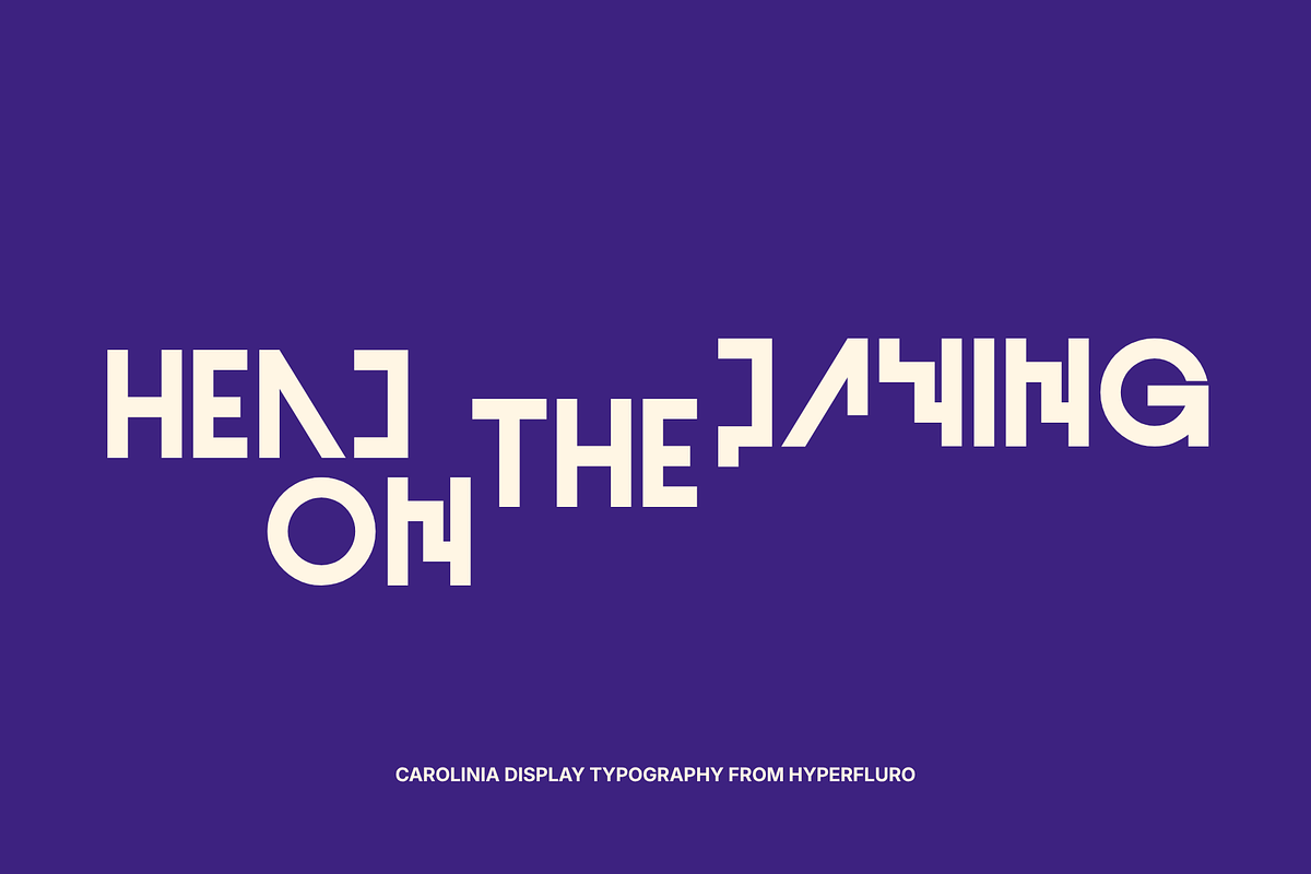 CAROLINIA MODERN BRANDING FONT 2026, a Sans Serif Font by HyperFluro (Photo 2 of 8)