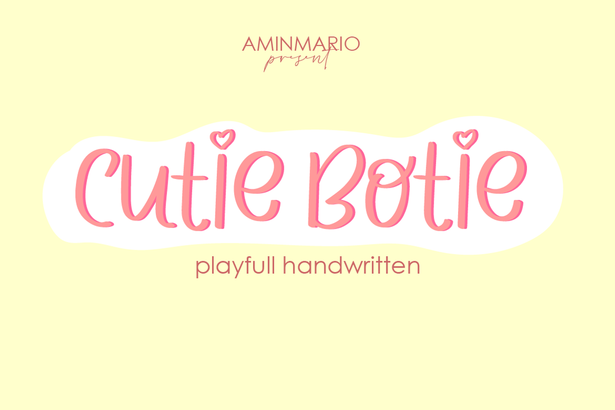 Best Handwritten Bundle 20 Fonts, a Script Font by AMINMARIO (Photo 9 of 20)