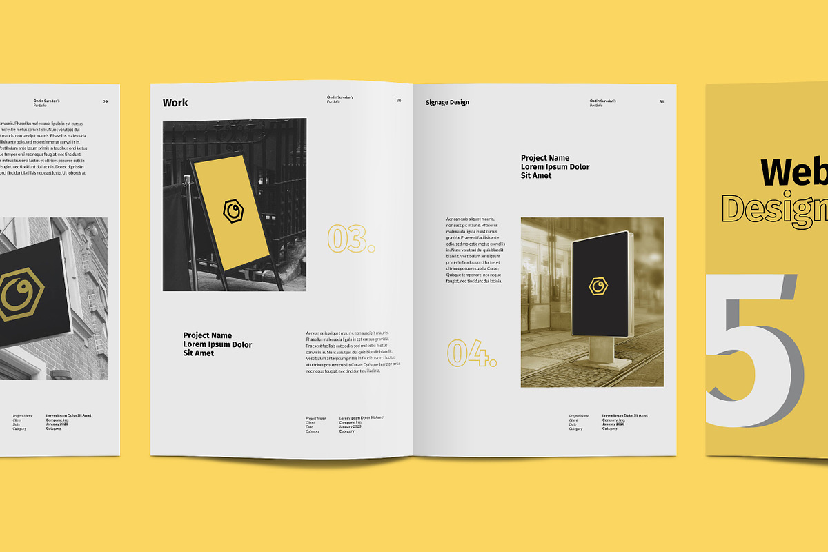Oedin Personal Portfolio, a Brochure Template by Kreatype Studio (Photo 10 of 12)