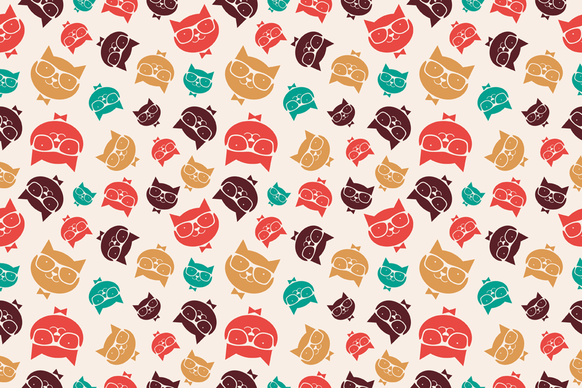 Cats pattern, a Pattern Graphic by Goodbye, Sailor (Photo 4 of 5)
