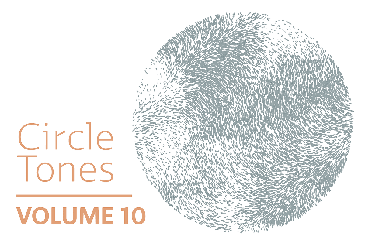 Circle Tones Vol. 10 | 20 Halftones, a Texture Graphic by invisiblelayer (Photo 1 of 5)