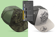 Trucker Cap Mockup – Angled View, a Hat Mockup by LESZ Design (Thumbnail 2 of 5)