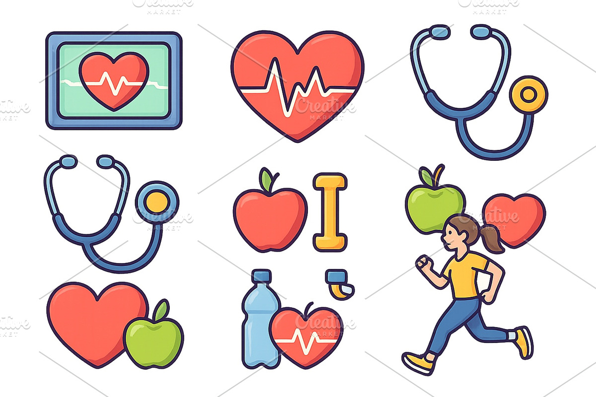 Health and wellness concept, a Healthcare Illustration by ZinetroN