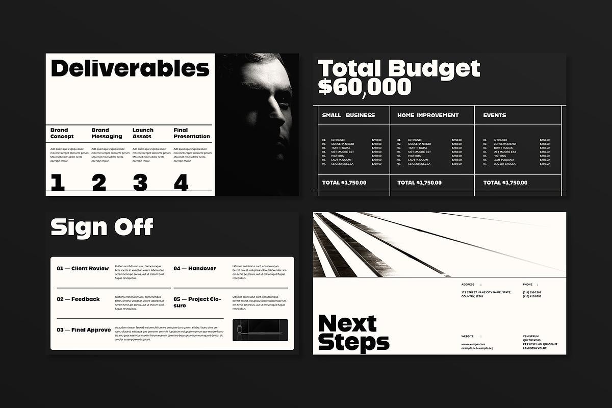 Brand Proposal Presentation Template, a Presentation Template by E-Type (Photo 5 of 6)