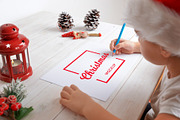 Christmas Drawing Paper Mockup, a Product Mockup by RSplaneta (Thumbnail 1 of 2)