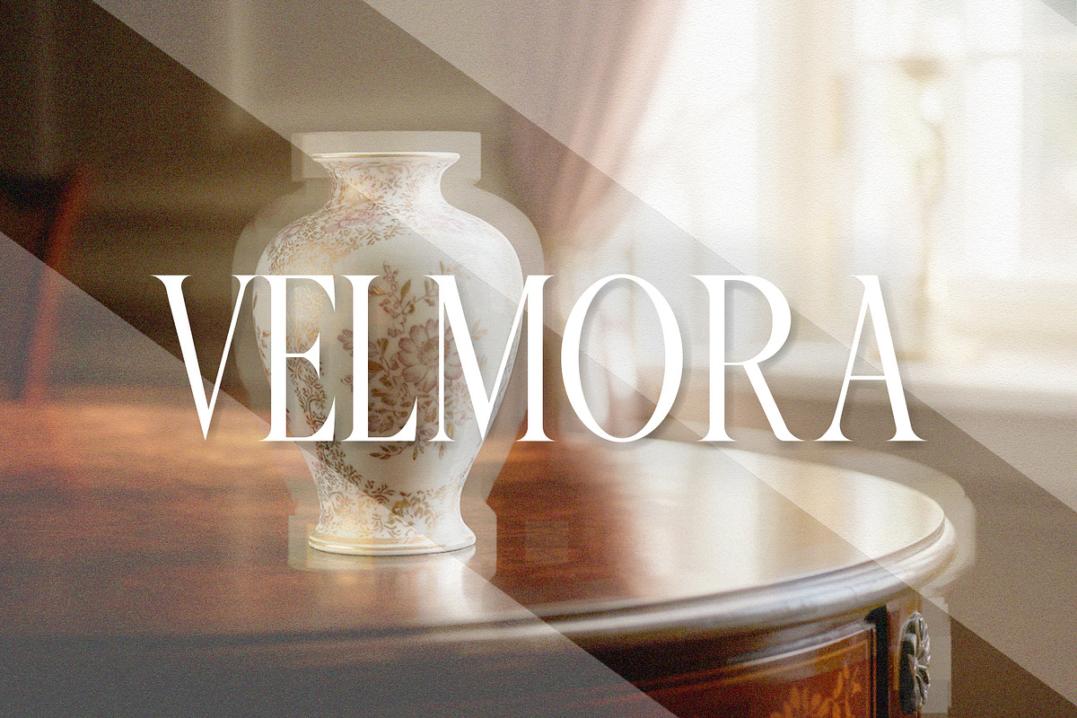 Velmora Serif Typeface, a Font by Mehedi Hasan (Photo 1 of 6)