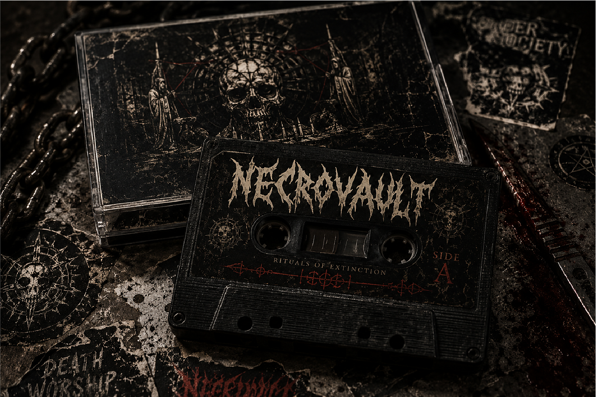 Disgrowl Carnage Death Metal Font, a Blackletter Font by Ronny Studio (Photo 4 of 9)