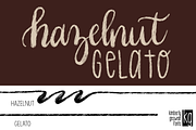 Ice Cream Shoppe Brush Lettering Set, a Brush Add-On by Kimberly Geswein Fonts (Thumbnail 5 of 7)
