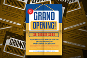Grand Opening Invitation Flyer, a Flyer Template by Tokosatsu (Thumbnail 3 of 4)