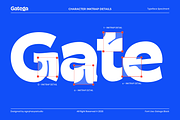 Gatega - Modern Inktrap Sans Family, a Sans Serif Font by agnyhasyastudio (Thumbnail 13 of 15)