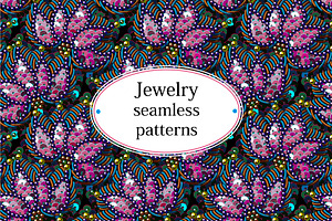 Sequins seamless patterns.