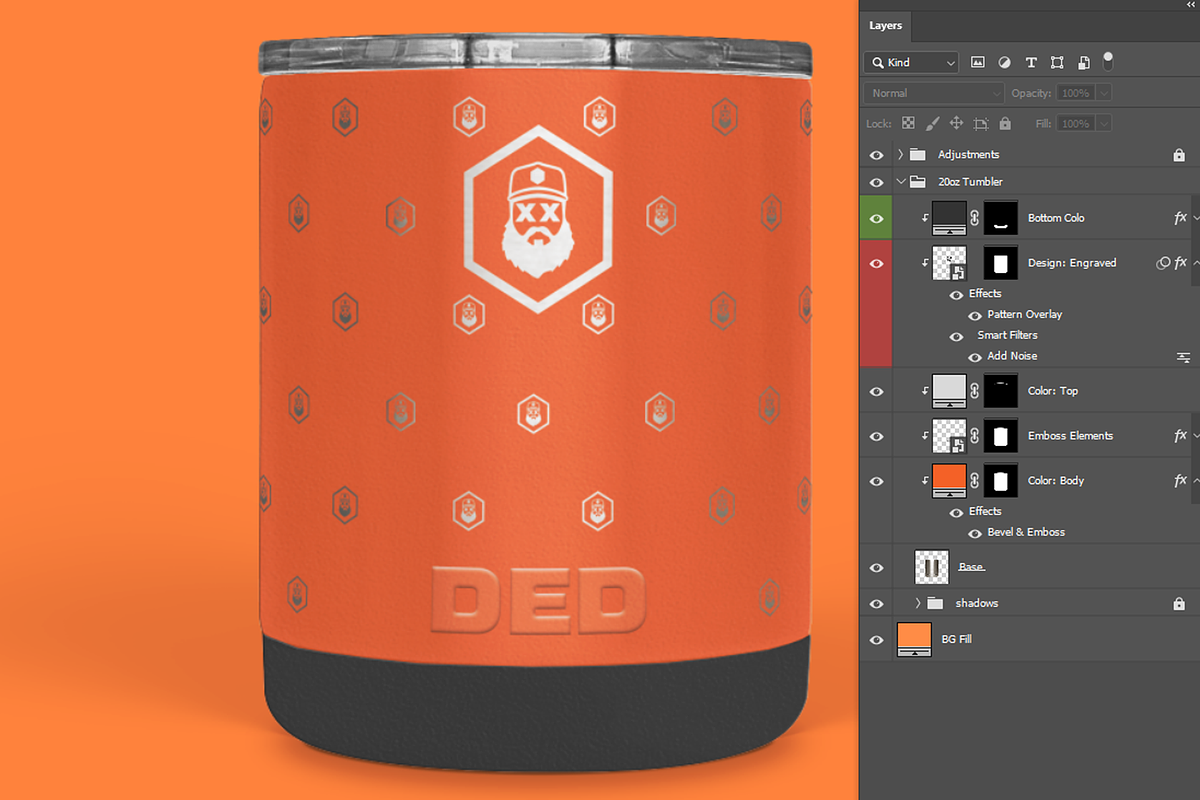 10oz Lowball Tumbler Mock-Up, a Cups & Container Mockup by dedpixel supply co. (Photo 2 of 4)