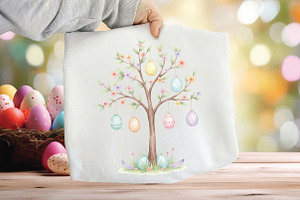 Easter Tree PNG, an Illustration by CraftArtStudio