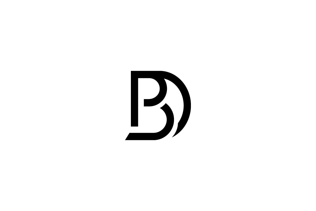 Modern Minimalist BD-Monogram Logo, a Branding & Logo Template by arhabib (Photo 12 of 13)