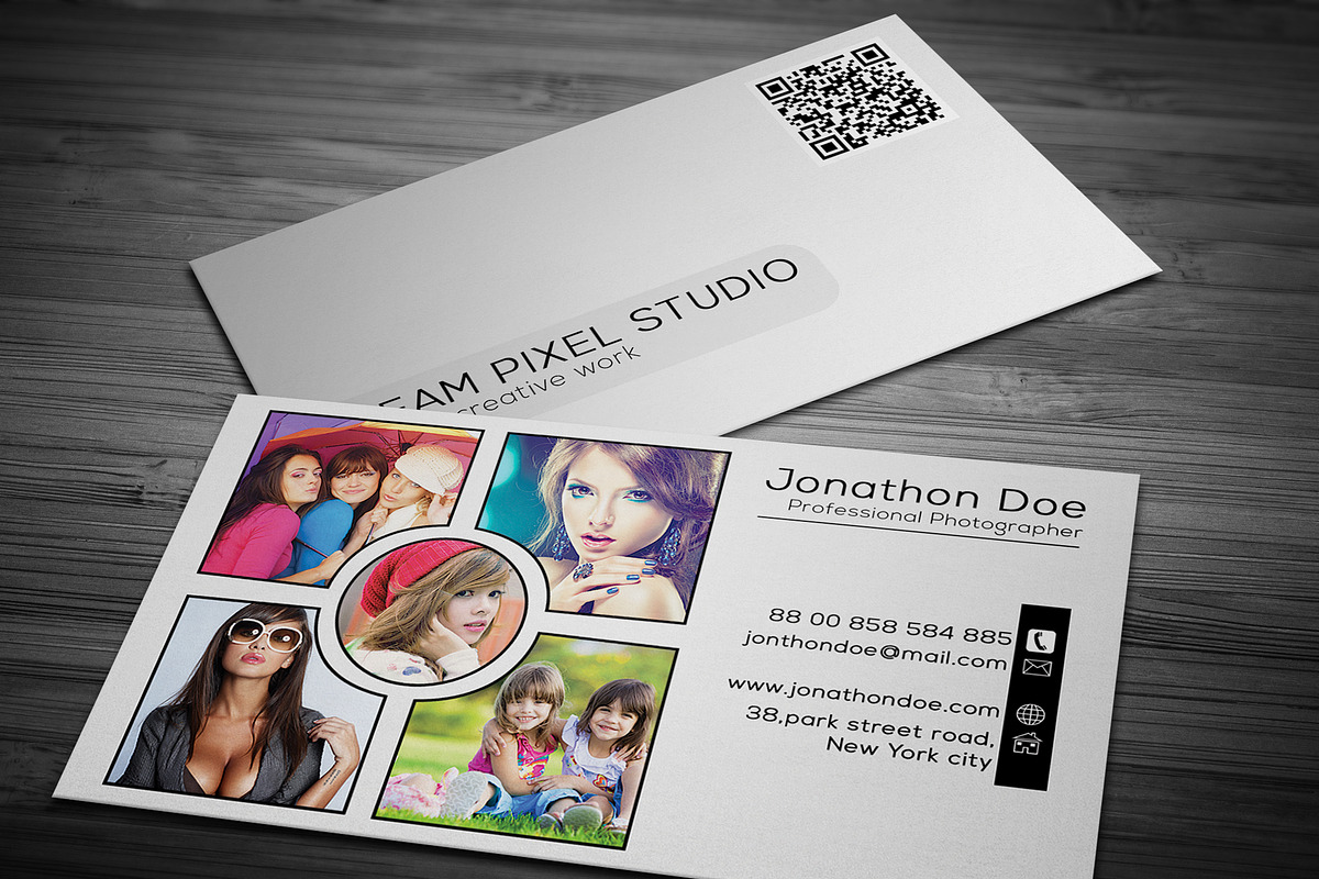 Photography Business Card, a Business Card Template by Design_Fx (Photo 2 of 4)