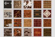 100 Brick Procreate Brushes, a Brush Add-On by TheWhiteCatLab (Thumbnail 8 of 10)