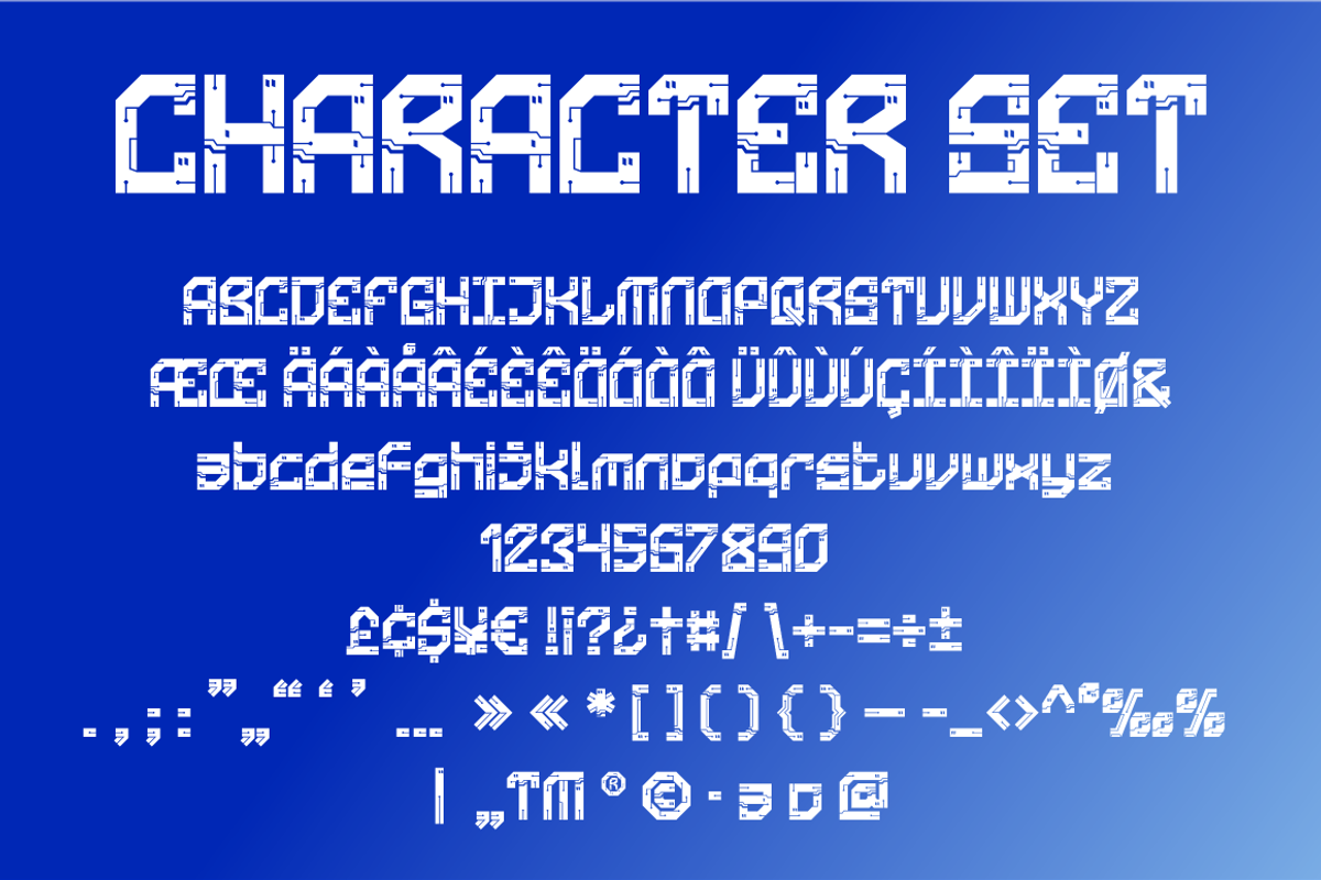Technoboard - Circuit Board Font, a Font by PutraCetol Studio (Photo 5 of 11)