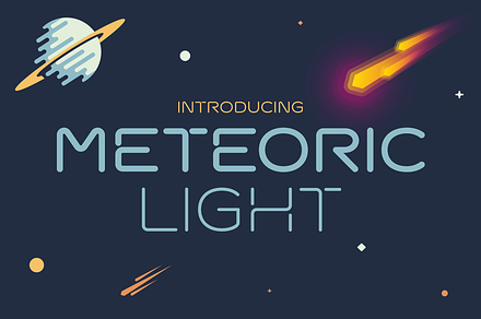Meteoric Light Font
