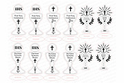 Chalice for First Holy Communion Las, a Pattern Graphic by MegaPrezencik (Thumbnail 2 of 7)