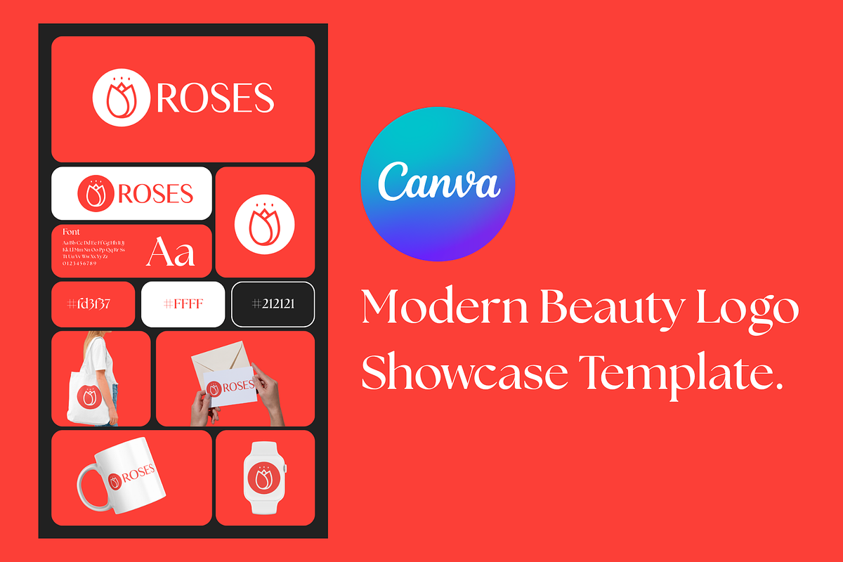 Canva  Logo Showcase Template, a Presentation Template by Emmanuel Phiri