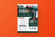 Cordless Drill Data Sheet, a Flyer Template by MMPixelCraft (Thumbnail 5 of 6)
