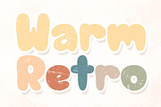 Warm Retro - Handwriting, a Handwritten Font by Charmingbear59.design (Thumbnail 1 of 5)